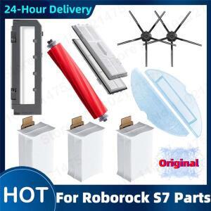 로보락 S7 진공 로봇용 메인 사이드 브러시 먼지 봉투 세척  필터 부품   청소 천 액세서리