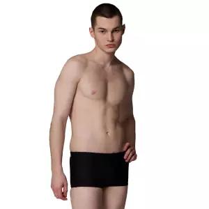 랠리 솔리드 스퀘어 숏사각 탄탄이 [블랙] 남자 실내수영복 OSMR712 BLK