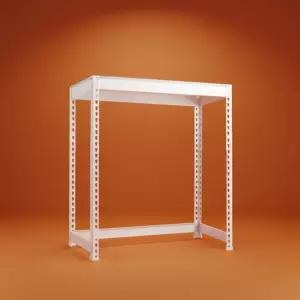 스피드랙 1단(하부오픈형) 철제선반 조립식 앵글 선반 베란다 펜트리 제작