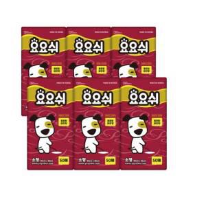 요요쉬 배변패드 소형 와인 플로랄 와인향 50매x6(A)
