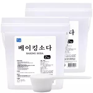 순담 베이킹소다 2kg [2개] 총 4kg 스푼 주방세제 세정제 세제
