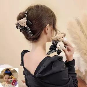 봉제인형 집게 머리핀 곰삔 베어삔 빅사이즈헤어집게핀 머리집게핀 여성올