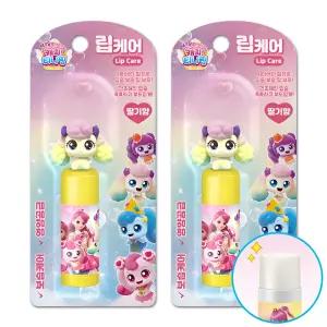 캐치티니핑 어린이 캐릭터 립케어 3.8g 입술 보습 피규어 립밤 딸기향 (포실핑 2개)