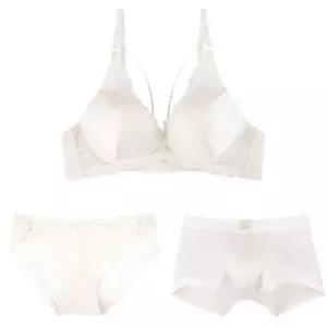 [롯데백화점]섹시쿠키 글로우 스트링 크림브라 레이스팬티 커플세트 SCWBA711PA712DA711713DA711