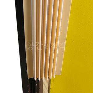 주름형 문 틈 손 끼임 방지 자바라 보호대(2개입) 아코디언 모양 벽과문 사이