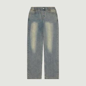 [행텐주니어]행텐틴즈 세이브존07 데님 팬츠 공용 백브러쉬 약기모 와이드핏 (세이브존 울산 (S23625848)