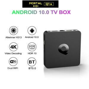 셋톱 박스 Mortal Q1S 안드로이드 TV Allwinner H313 지원 4K 2 4G 5G Mail G31 MP2 WiFi BT5 0 HDR10 셋톱박스 스트리밍 미디어
