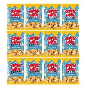 삼진 (미니믹스)프레첼 체다치즈맛 65g/12개 간식