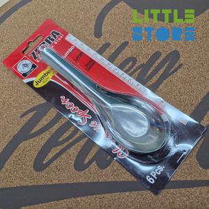 제브라 누들 스푼 6P  1세트 스텐 숫가락 다회용 야외용 캠핑용 요리 큰 스푼 주방