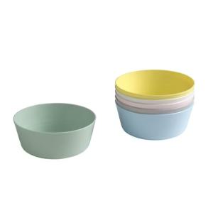 IKEA 이케아 그릇 6P 대접 국그릇 유아 어린이 플라스틱 식기 캠핑 요거트 간식 디저트 사무