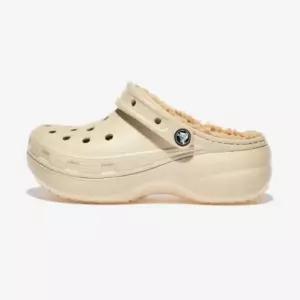 [그랜드스테이지] CROCS CLASSIC PLATFORM LINED CLOG W 클래식 플랫폼 라인드 클로그 CRS207938 BONE