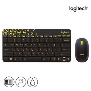 로지텍 코리아 정품 MK240 NANO 미니 무선 콤보 키보드 마우스 세트 한글 자판 블랙색상