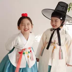 [롯데백화점]모리앙한복 겨울안개꽃 여아한복