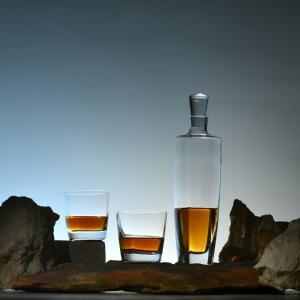 크로스노 디켄터세트 퍼팩트서브 스카이 3개 선물 위스키잔 언더락 양주 꼬냑잔 핸드메이드 크리스탈