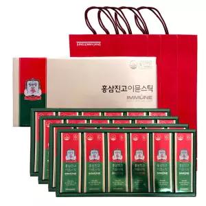 정관장 홍삼진고 이뮨스틱 10g x 30포 x 4세트 총 120포 홍삼 농축액 선물세트 (쇼핑백 포함)