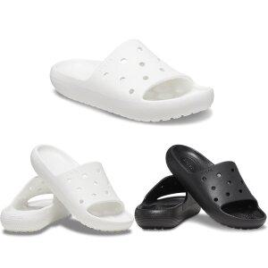 [크록스](신세계 사우스시티)클래식 슬라이드 2.0 (화이트,블랙) 209401-001,100