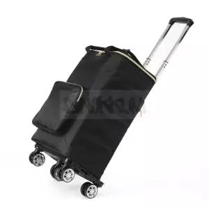 디노꿈 보온보냉 접이식 쇼핑카트(35L) (블랙) 시장바구니캐리어