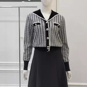 [미니멈]세일러 체크가디건(MXAAKC1310BK2)_IC