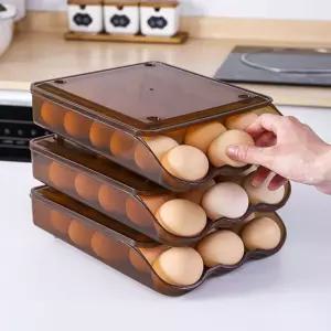 계란 슬라이드 보관함 18구 달걀 보관용기 냉장고정리 트레이