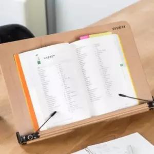 고품질 원목 나무 독서대 각도조절 책거치대 북스탠드 필기독서대 (WFGQR12)