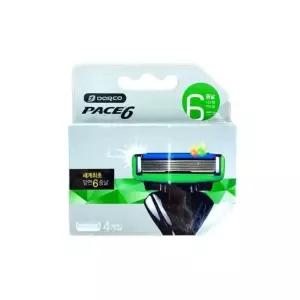 면도용품 면도날 4개입 면도기 앞면 6중날 남자면도기 (WFGTO2U)