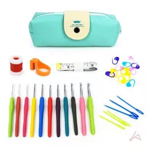 코바늘DIY 뜨게질세트 패키지 재료 코바늘