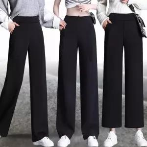 힙제이 (S~4XL) 기모바지 롱&숏 와이드팬츠 10부바지 겨울바지 9부바지 여성 키큰키작~