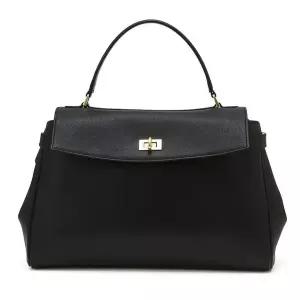 [헤지스](대구신세계)블랙 단색 베지터블 소가죽 사첼백 HIBA5E188BK