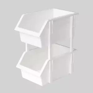 이유 적층형 다용도 정리함 2P 미니 수납 바스켓