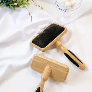 페페 바스(Bass) 저자극 슬리커 브러쉬 강아지빗 고양이빗 죽은털 제거 비숑 푸들 포메 M(A20)