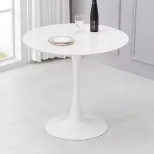 러블리 세라믹 800 원형 테이블 카페 주방 식탁 인테리어 포세린 매장 커피숍 화이트