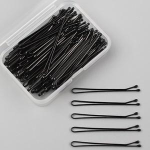 실핀 U핀 실삔 올림 머리핀 헤어핀 100P+케이스