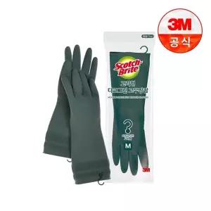 [3M]고리형 다크그린 고무장갑(중)