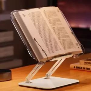고품질 높이조절 투명 독서대 고정형 책받침 대 북스탠드 (WFHB0GX)