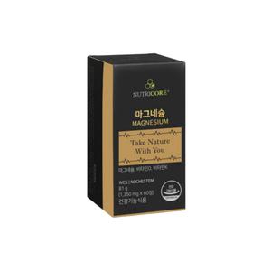뉴트리코어 쌀 마그네슘 영양제 60정