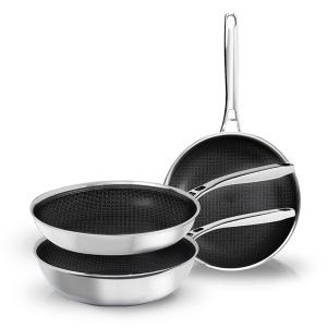 스타리안 스텐 통3중 IH 인덕션 후라이팬 28cm+궁중팬 28cm 2종세트