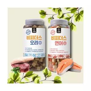 자연애보틀 강아지간식 일일간식 노즈워크 훈련간식 유산균트릿 비피더스 오리/연어