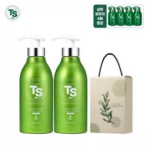 [TS트릴리온][TS 선물세트] 올뉴플러스샴푸 500g*2개+슈퍼케라틴6g*4개+선물박스*1개