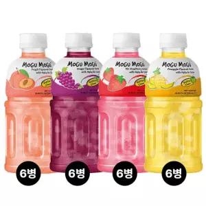 모구모구 4종 복숭아6포도6딸기6파인6 총 24개