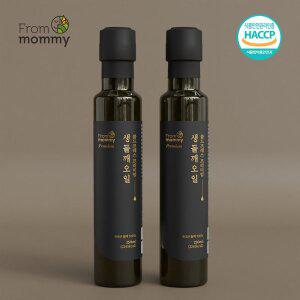 [프롬마미] 국내산 프리미엄 생들깨오일 선물세트 (250ml x 2) / 콜드프레스 냉압착 생들기름 명절선물...
