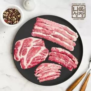 [롯데백화점]푸드진정성 스페인 이베리코 흑돼지(눈꽃살+갈비살+악어살+황제살/부위별200g/총800g)