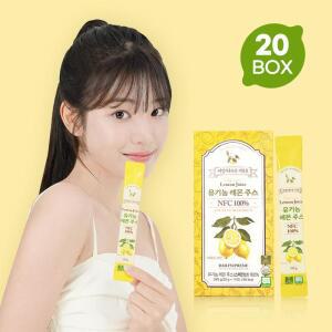 데일리슈프림 마이레몬 쥬스 유기농 레몬즙 스틱 20g x 14포 20박스 NFC100% dsmall