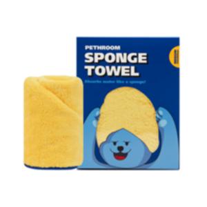 페스룸 반려동물 스펀지 타월 (Yellow + Blue) * L사이즈