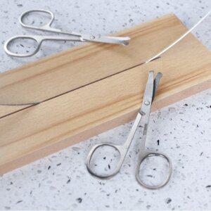 고품질 스텐레스 둥근 코털가위 코털가위 (WFHZ1IZ)