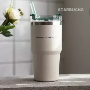 위팩토리스토어 스탠리x스타벅스 DT켄처 크림 텀블러 591ml