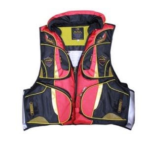 아오맥스 수상레저 프리 사이즈 부력보조복 구명조끼_레드 낚시 물놀이