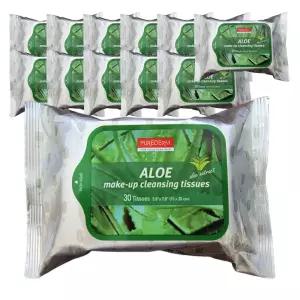 퓨어덤 클렌징티슈 알로에 메이크업 30매 x 12팩