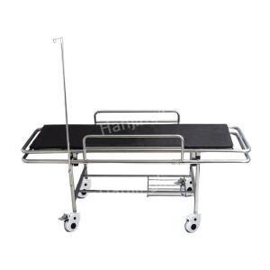 이송차 구급차 의료용 평차 스테인리스 응급 들것 침대 수술 응급차