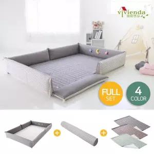 범퍼침대 확장형 + 양면패드(확장형) + 롱쿠션150