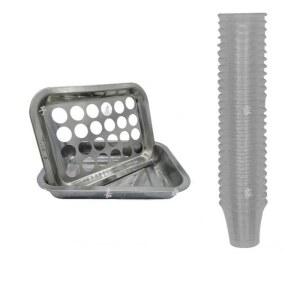 성찬식떡 성찬용품 교회 키트 성례 플라스틱컵 40잔 1000개 성만찬 사각 스테인레스